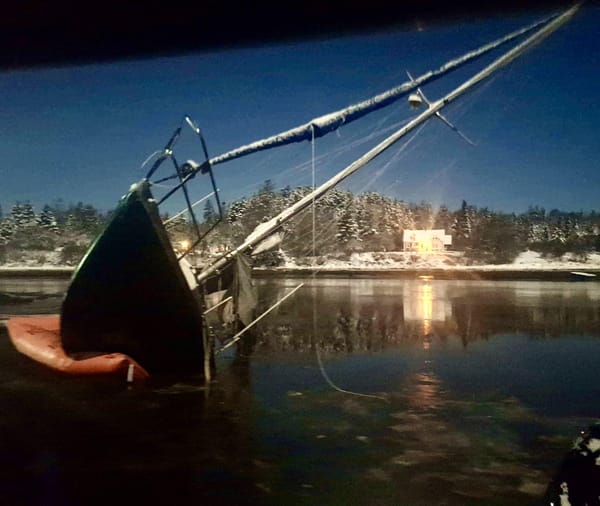 Twice Not so Nice, as Machiasport Deals with 2nd Out-of-State Pleasurecraft Sinking in Two Months