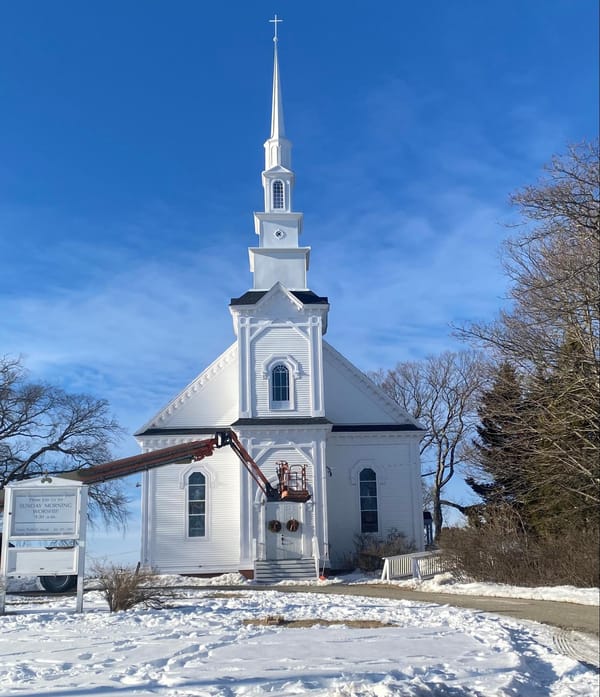An Awe-In-Spire-ing Moment as New Steeple Tops Historic Sawyer Memorial Church