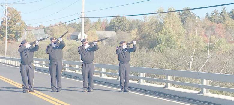 East Machias dedicates Norman E. Bagley Memorial Bridge